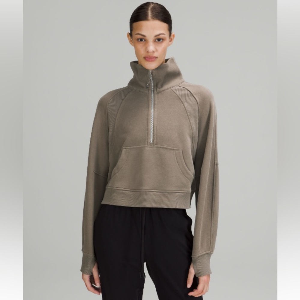 Lululemon scuba oversized half zip funnel neck M/L